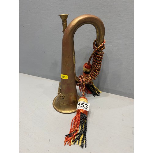 153 - Royal artillery bugle horn