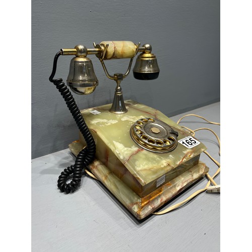 165 - Onyx vintage telephone