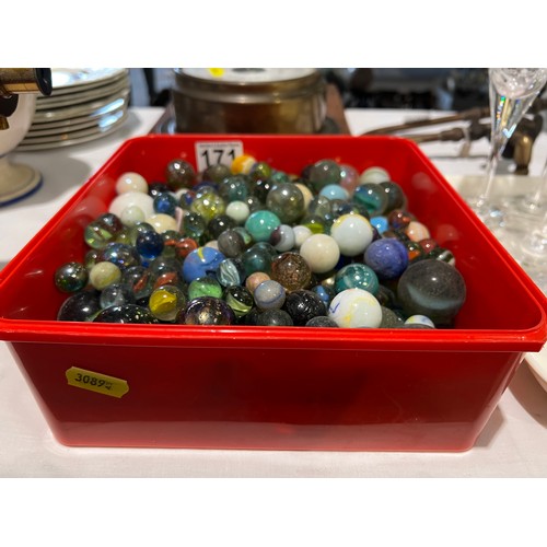 171 - Collection of vintage marbles