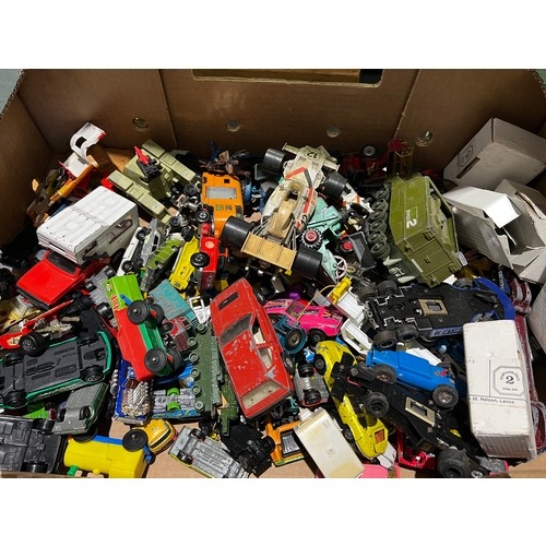 180 - Box of corgi cars etc