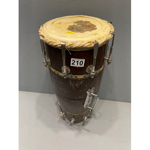 210 - Vintage dholak mid century