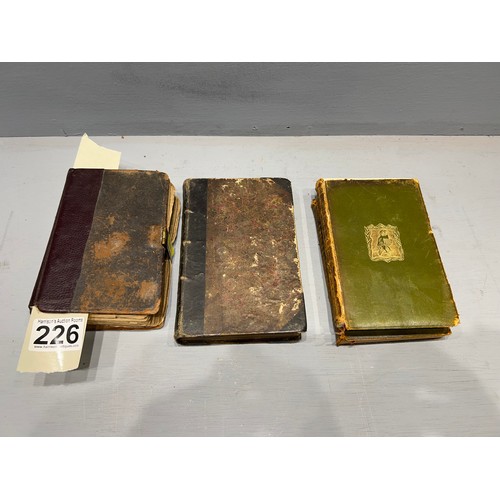 226 - 4 Victorian books