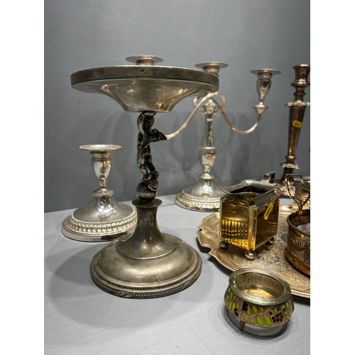 264 - Quantity silver plate