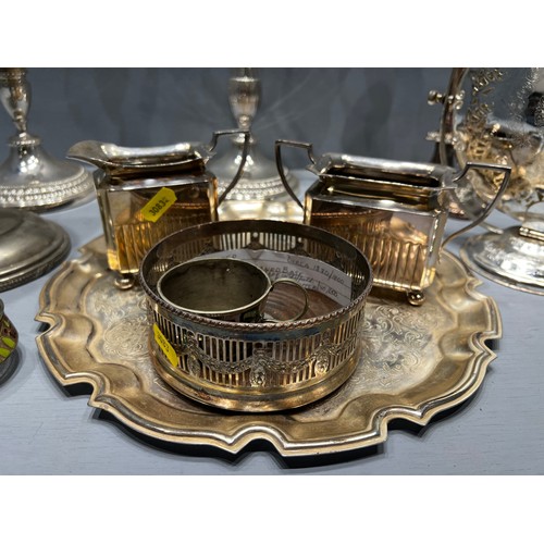 264 - Quantity silver plate