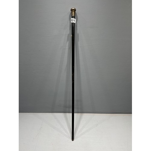 301 - Silver top walking stick