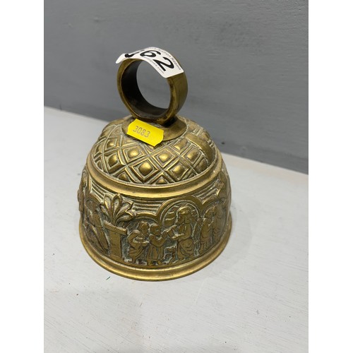 362 - 20th century heavy brass bell