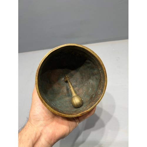 362 - 20th century heavy brass bell