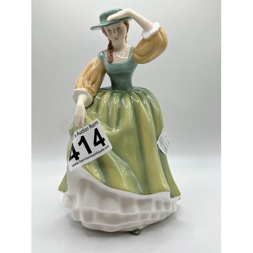 414 - 2 Royal Doulton figures no damage