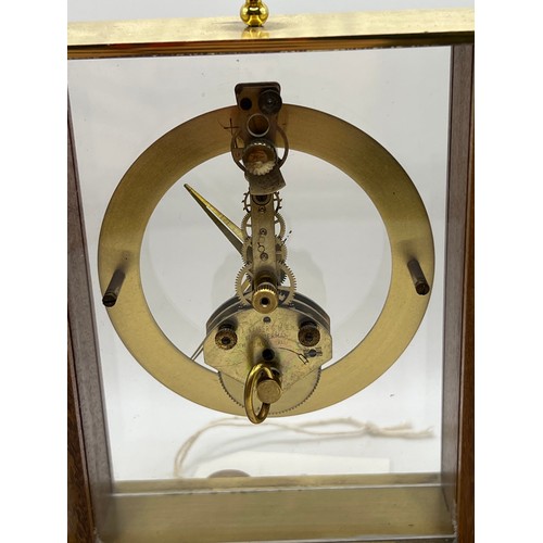 420 - Brass Kaiser 8 day clock + Hamilton 8 day clock