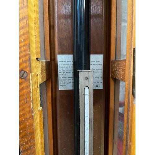 525 - Stick Barometer in wooden case