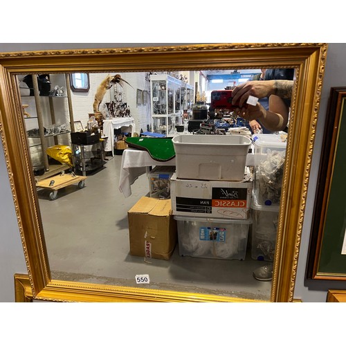 550 - 2 Mirrors in Gilt frames