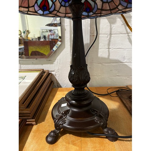 594 - Large Tiffany style light