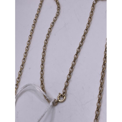 464 - 9ct gold chain 23