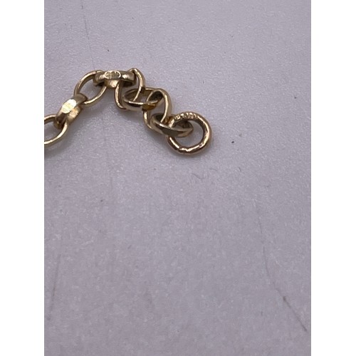 464 - 9ct gold chain 23