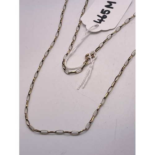 465m - 9ct Gold chain 4.5g 27