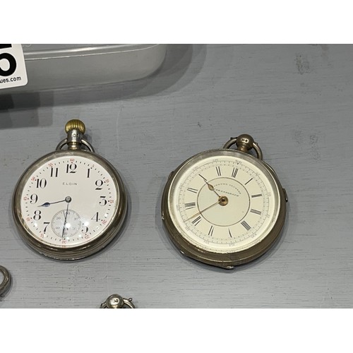 475 - 7 Silver pocket watches