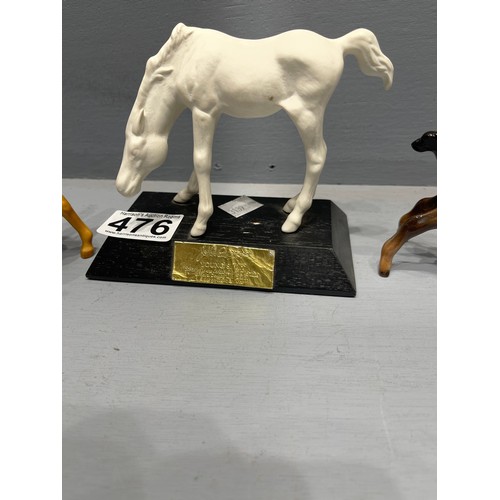 476 - 3 Beswick foals