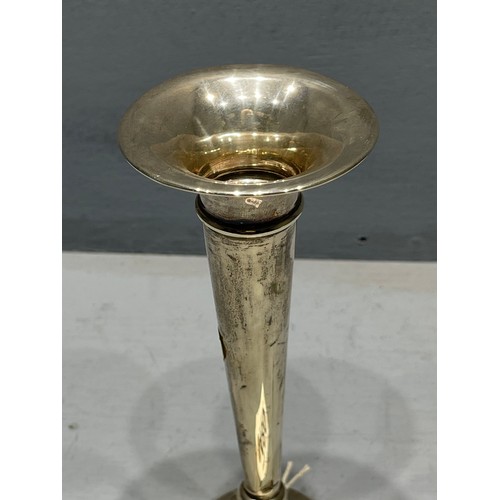 480 - Silver vase weight 480g gross