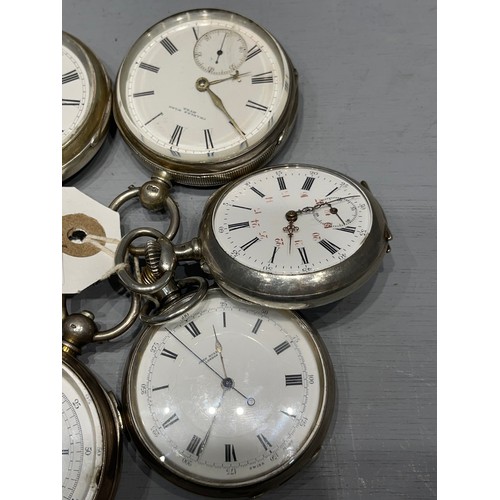 498 - 7 Silver Pocket watches