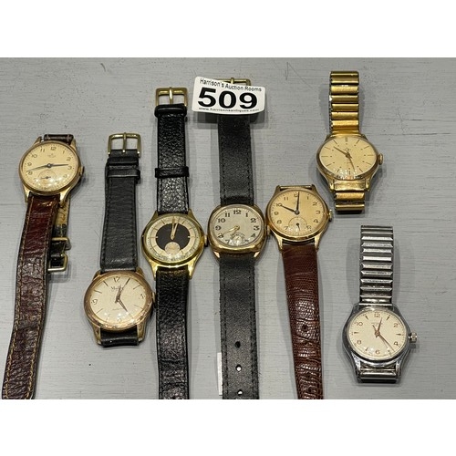 509 - 7 Gents Watches