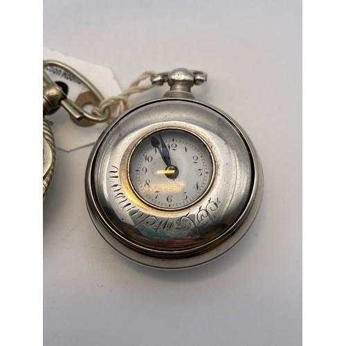 510 - 2 Silver Fusee Pocket Watches