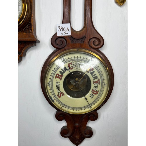 390a - 2 Victorian barometers 1 A/F