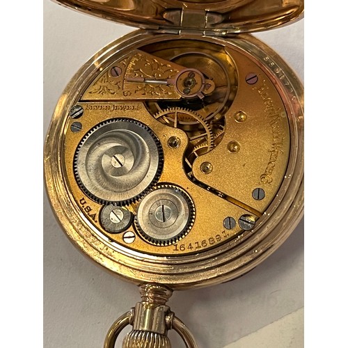 478 - 4 Gold plated pocket watches