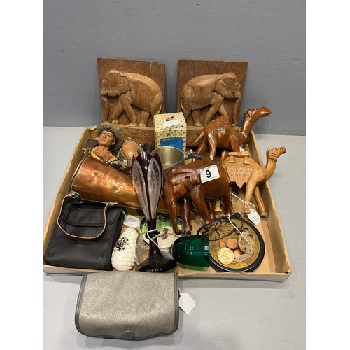 9 - Box of collectable inc unusual items