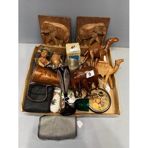 9 - Box of collectable inc unusual items