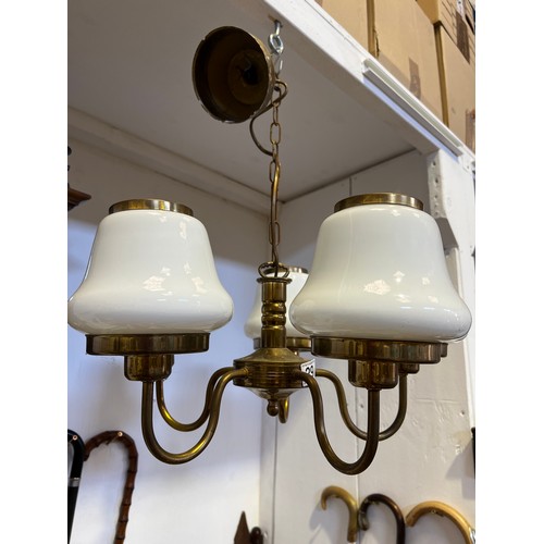 29 - Brass chandelier (good quality)