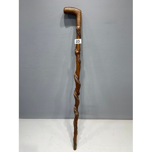 83 - Turned 20th century walking stick