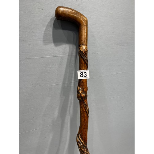 83 - Turned 20th century walking stick