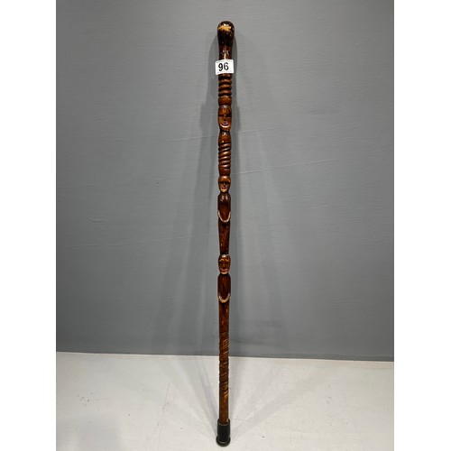 96 - Unusual tribal walking stick