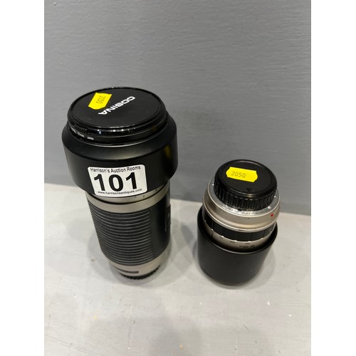 101 - 2 Camera lenses