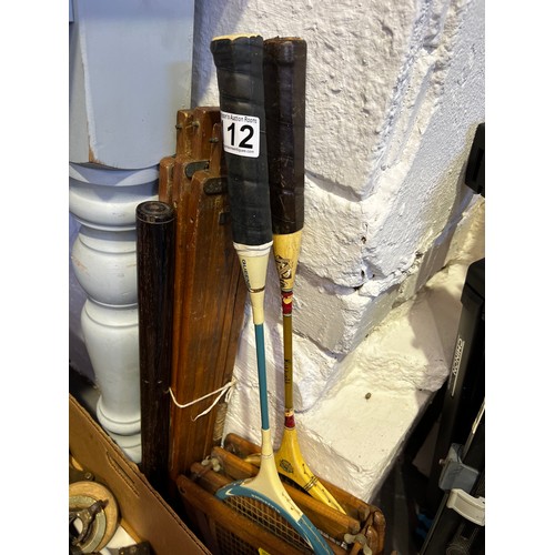 112 - Vintage rackets