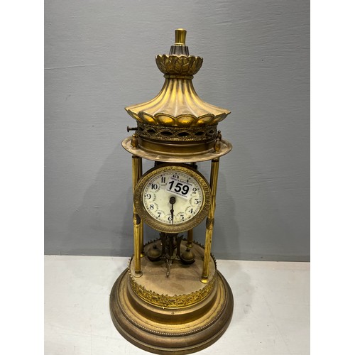 159 - Very unsual Victorian carriage clock A/F