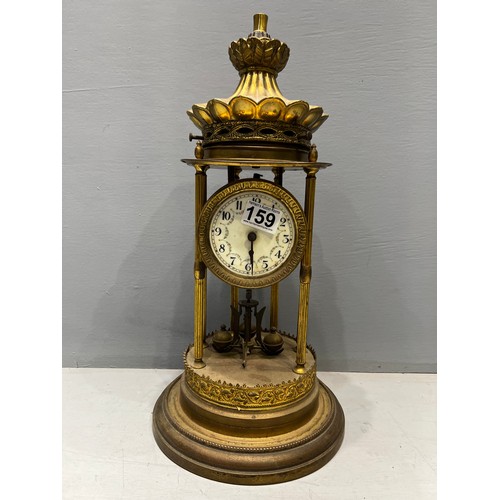 159 - Very unsual Victorian carriage clock A/F