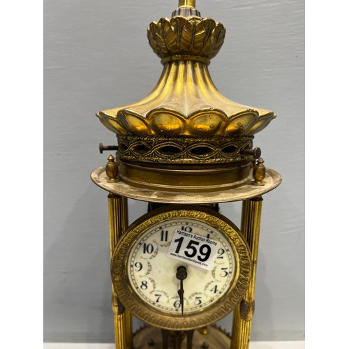 159 - Very unsual Victorian carriage clock A/F