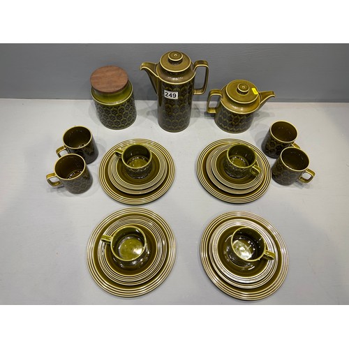 249 - Retro mid century Hornsea tea/coffee set