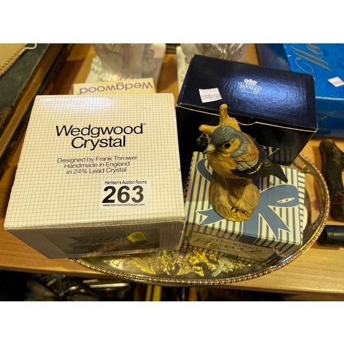 263 - Tray of Wedgwood & Ansley