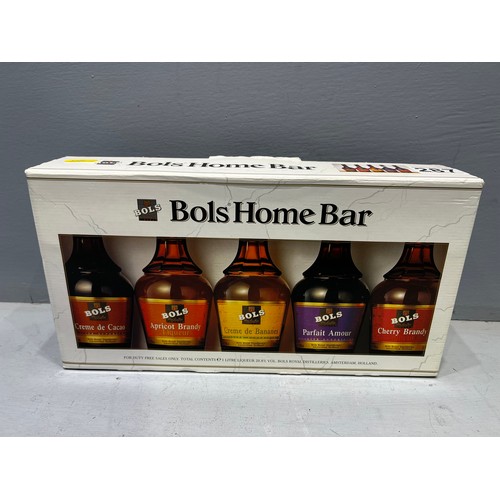 287 - Bols home bar collection of brandy (unopened)