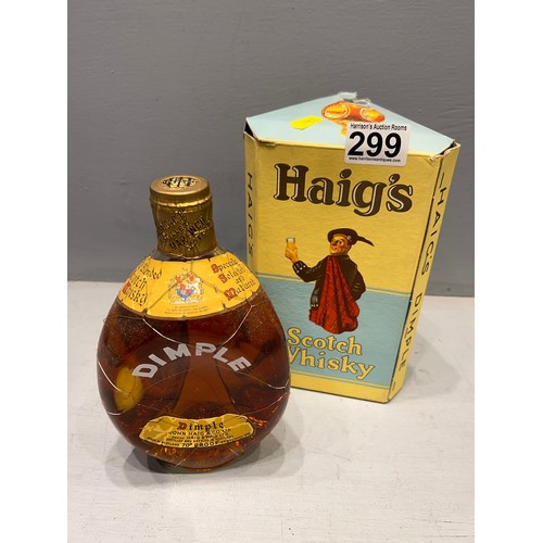 299 - Box vintage Haigh's scotch whiskey (unopened)