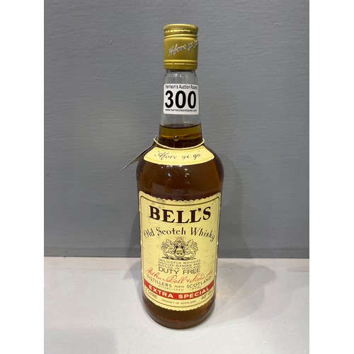 300 - Vintage bells whiskey (unopened)