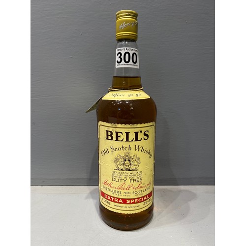 300 - Vintage bells whiskey (unopened)