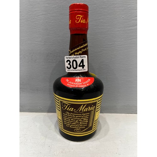 304 - Vintage Jamaican tia Maria (unopened)