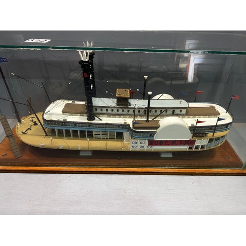 322 - Vintage river boat model