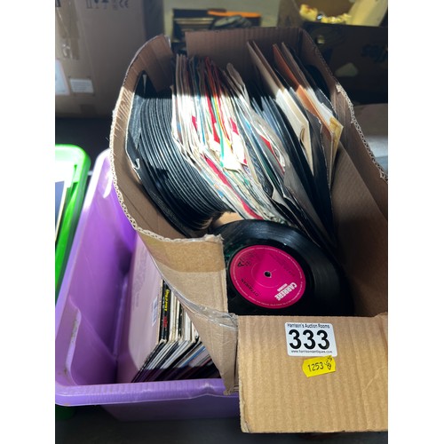 333 - 2 Box's of 45's &LP's