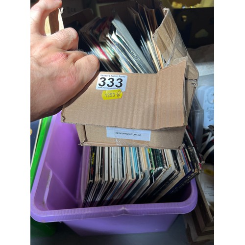 333 - 2 Box's of 45's &LP's