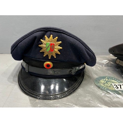 377 - 2 Military caps