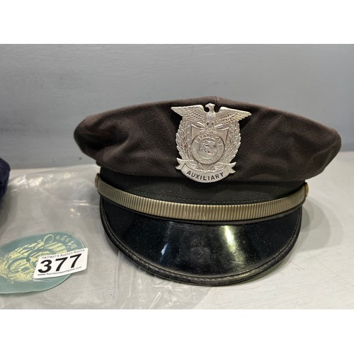 377 - 2 Military caps